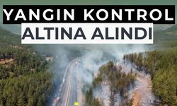Aracın neden olduğu orman yangını kontrol altına alındı