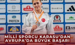 Milli judocu Sura Nil Karasu’dan Avrupa’da gümüş madalya