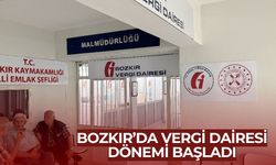 Bozkır’da mal müdürlüğü kapatıldı, Vergi Dairesi kuruldu