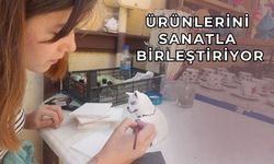 Genç sanatçı sanatını ürünlere yansıtıyor