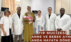 Hayat kurtaran operasyon: Anne ve bebeği yaşama tutundu