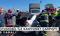 Ordu'da otomobil ile kamyonet çarpıştı: 5 yaralı