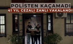 41 yıl hapis cezası olan zanlı konteynerde yakalandı