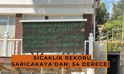 Sarıcakaya’da termometreler 54’ü gösterdi