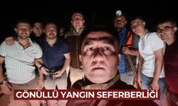 Gençlerden gönüllü yangın seferberliği