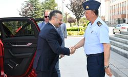 Vali Aksoy’dan Hava Orgeneral Güneykaya’ya ziyaret