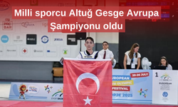 Milli taekwondocu Altuğ Gesge’den Avrupa zaferi