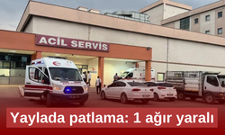 Iğdır’da yaylada patlama: Yaşlı adam ağır yaralandı