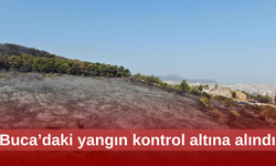 Buca’daki orman yangını kontrol altına alındı