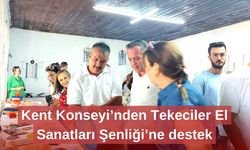 Kent Konseyi’nden Tekeciler El Sanatları Şenliği’ne destek