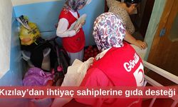 Kızılay’dan ihtiyaç sahiplerine gıda desteği