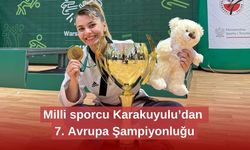 Milli sporcu Karakuyulu’dan 7. Avrupa Şampiyonluğu