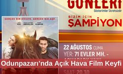 Odunpazarı’nda Açık Hava Film Keyfi