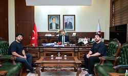 Şehit Orman İşçisinin Kardeşlerinden Vali Aksoy’a Ziyaret