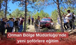 Orman Bölge Müdürlüğü’nde yeni şoförlere eğitim