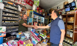 Başkan Altay esnafı ziyaret etti