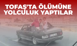 TOFAŞ'ta ölümüne yolculuk yapan çocuklar