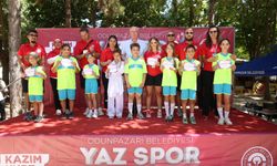 Yaz Spor Okulları düzenlenen törenle sona erdi