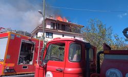 Gözleme yaparken çıkan yangın korkuttu