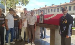 Kıbrıs Gazisi son yolculuğuna uğurlandı