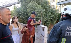 Daire yangını yaşlı kadını endişelendirdi