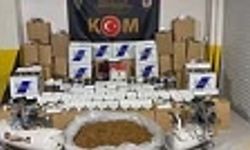 315 kilogram kaçak tütün ele geçirildi