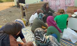 Alev savaşçılarına kadınlardan ‘pişi' desteği