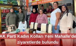 AK Parti Kadın Kolları Yeni Mahalle’de ziyaretlerde bulundu