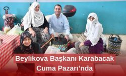 Beylikova Başkanı Karabacak Cuma Pazarı’nda