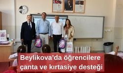 Beylikova’da öğrencilere çanta ve kırtasiye desteği