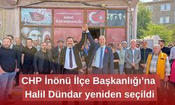 CHP İnönü İlçe Başkanlığı’na Halil Dündar yeniden seçildi
