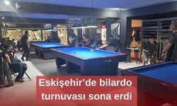 Eskişehir’de bilardo turnuvası sona erdi