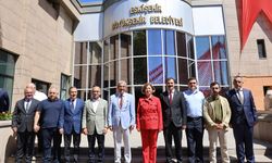 Gökhan Günaydın'dan Başkan Ünlüce'ye ziyaret