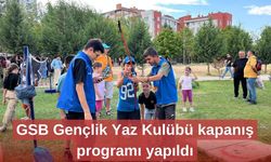 GSB Gençlik Yaz Kulübü kapanış programı yapıldı