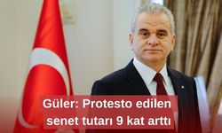 Güler: Protesto edilen senet tutarı 9 kat arttı