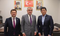 Bak uluslararası cimnastik federasyonu başkanı ile görüştü