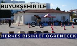 Büyükşehirden bisiklet eğitimi