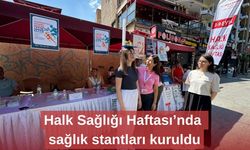 Halk Sağlığı Haftası’nda sağlık stantları kuruldu