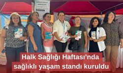 Halk Sağlığı Haftası’nda sağlıklı yaşam standı kuruldu