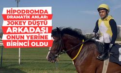 Jokey düştü, arkadaşı onun yerine birinci oldu