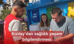 Kızılay’dan sağlıklı yaşam bilgilendirmesi