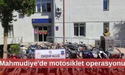 Mahmudiye'de motosiklet operasyonu