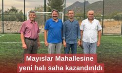 Mayıslar Mahallesine yeni halı saha kazandırıldı