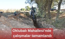 Oklubalı Mahallesi'nde çalışmalar tamamlandı