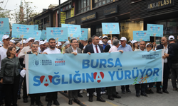 Bursalılar sağlık için yürüdü