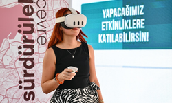 Büyükşehir’in sosyal konut projesi İEF’de VR gözlükle tanıtılıyor
