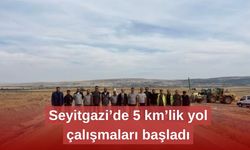 Seyitgazi’de 5 km’lik yol çalışmaları başladı
