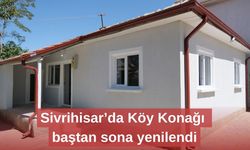 Sivrihisar’da Köy Konağı baştan sona yenilendi