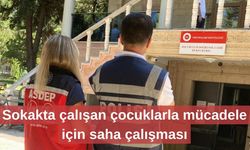 Sokakta çalışan çocuklarla mücadele için saha çalışması