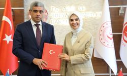 Bakan Göktaş, Azerbaycan Çalışma ve Halkın Sosyal Koruması Bakanı Aliyev ile bir araya geldi